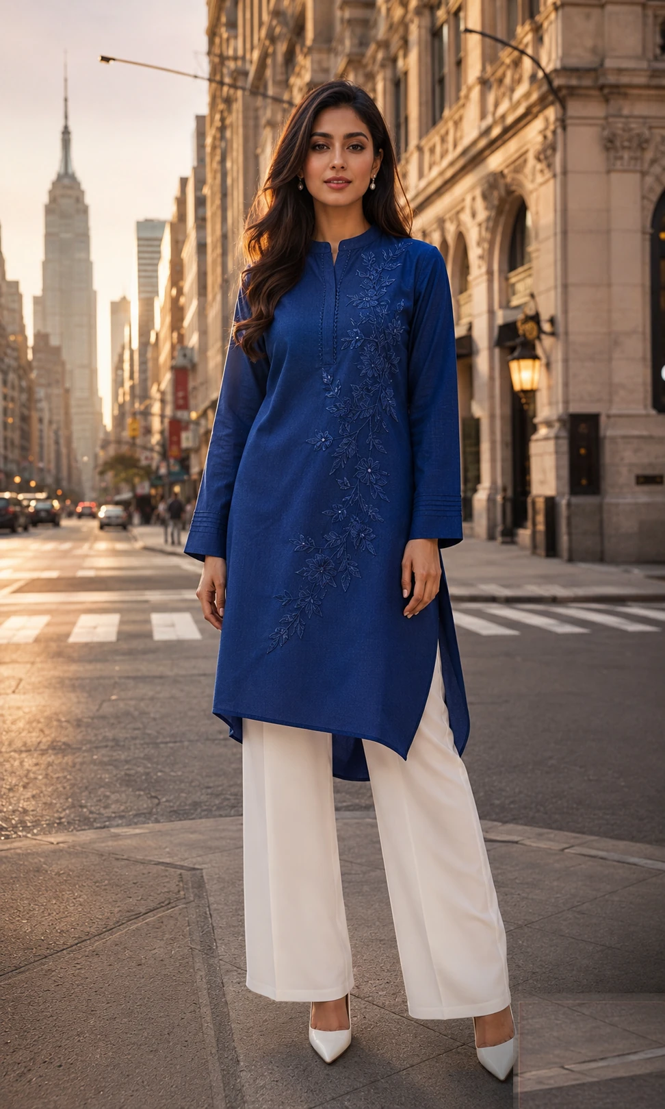 MEYZAAR Fifth Avenue cobalt look